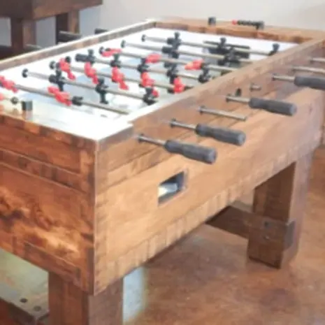 Nice rustic, wooden Foosball Table