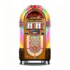 Rock-Ola Authentic Bubbler Vinyl 45 Walnut Jukebox